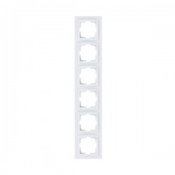 ΠΛΑΙΣΙΟ 6 ΘΕΣΕΩΝ ΛΕΥΚΟ EUROLAMP