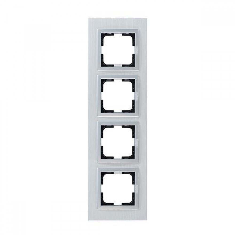 ΠΛΑΙΣΙΟ 4 ΘΕΣΕΩΝ ΑΛΟΥΜΙΝΙΟ ΑΣΗΜΙ EUROLAMP ΠΛΑΙΣΙΟ 4 ΘΕΣΕΩΝ ΑΛΟΥΜΙΝΙΟ ΑΣΗΜΙ EUROLAMP