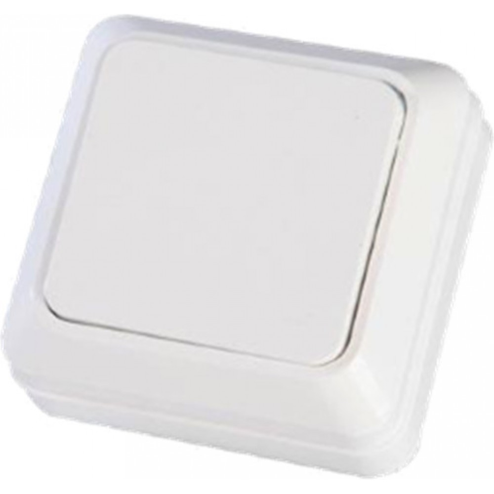 Διακόπτης Εξωτερικός Απλός ΜΙΝΙ Λευκός ΙΡ20 - Eurolamp Διακόπτης Εξωτερικός Απλός ΜΙΝΙ Λευκός ΙΡ20 - Eurolamp