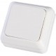 Διακόπτης Εξωτερικός Απλός ΜΙΝΙ Λευκός ΙΡ20 - Eurolamp Διακόπτης Εξωτερικός Απλός ΜΙΝΙ Λευκός ΙΡ20 - Eurolamp