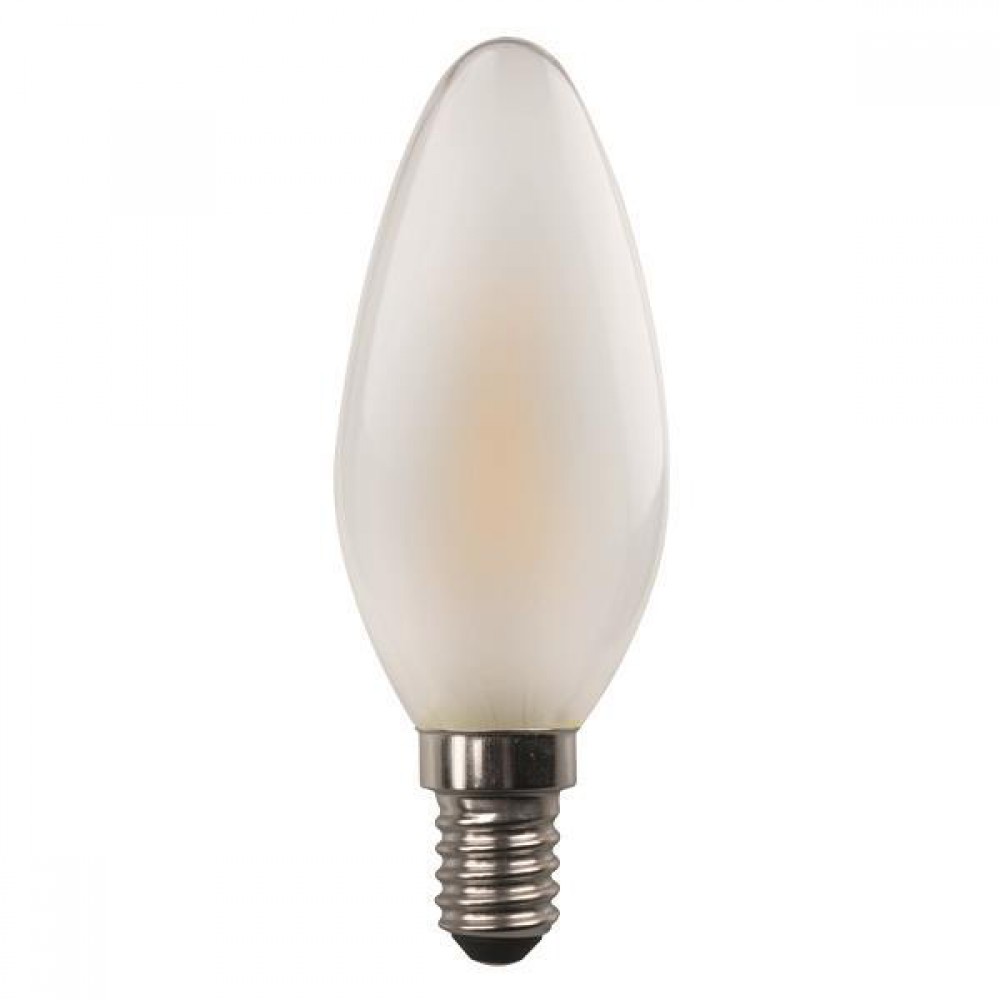 Λάμπα LED Μinion CROSSED FILAMENT 4.5W E14 220-240V FROST DIMMABLE Θερμό Λευκό 3000K Eurolamp