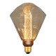 Λάμπα LED Διαμάντι G125 3,5W Ε27 2000K 220-240V GOLD GLASS DIMMABLE - Eurolamp