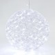 Ακρυλική Μπάλα, 100 Λευκά LED, Με Μετασχηματιστής, 40CM, IP44 - Magic Christmas