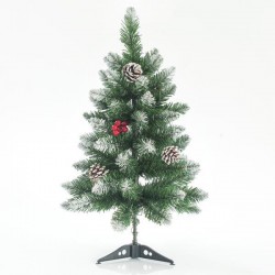 Χριστουγεννιάτικο Δέντρο Έλατο Χιονισμένο Με BERRY, 60CM - Magic Christmas