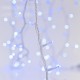 100 LED Σε Σειρά Με Επέκταση Και Διάφανο Καλώδιο Αδιάβροχα IP44 Μπλε Magic Christmas