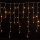 Βροχή 288 LED 6m Επεκτεινόμενα Με Διάφανο Καλώδιο Αδιάβροχα IP44 Χάλκινο Θερμό 2200K Magic Christmas