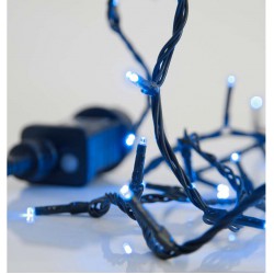 240 LED Σε Σειρά Με Πρόγραμμα Και Πράσινο Καλώδιο Αδιάβροχα IP44 Μπλε Magic Christmas