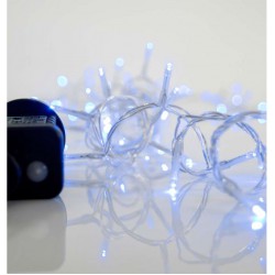 240 LED Σε Σειρά Με Πρόγραμμα Και Διάφανο Καλώδιο Αδιάβροχα IP44 Μπλε Magic Christmas