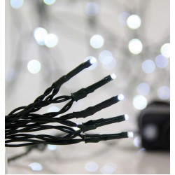 700 LED Σε Σειρά Με Πρόγραμμα Και Πράσινο Καλώδιο Αδιάβροχα IP44 Λευκό 7500K Magic Christmas