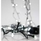 300 LED Διαμαντάκι Σε Σειρά Με Πράσινο Καλώδιο Αδιάβροχα IP44 Λευκό 7500K Magic Christmas