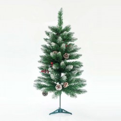 Χριστουγεννιάτικο Δέντρο Έλατο Χιονισμένο Με BERRY 120cm - Magic Christmas