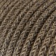 Κρεμαστό φωτιστικό 4φωτο Διπλό Cage Clobe Bumped - Wenge Εφε 4xE27 - Creative Cables