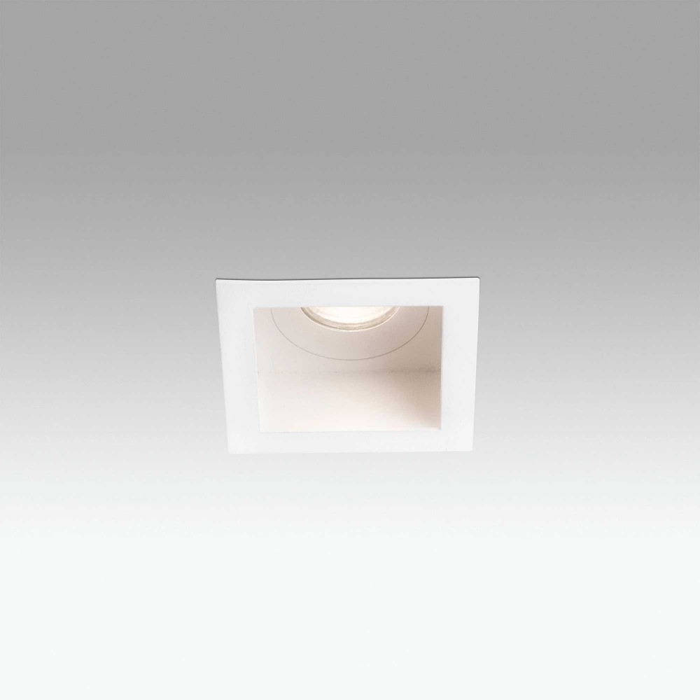 Χωνευτό Σποτ Τετράγωνο Λευκό IP44 1xGU10 MOIST - FARO