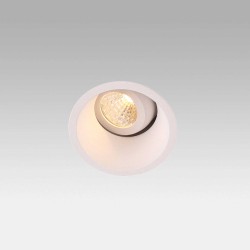 LED Χωνευτό Σποτ Στρογγυλό Ρυθμιζόμενο Λευκό 5W FOX 50 - FARO
