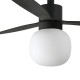 Ανεμιστήρας Με Ατσάλινο Μοτέρ Και Λεπίδες Από ABS Με LED Φως 20W - Μαύρος AMELIA L BALL SMART FARO
