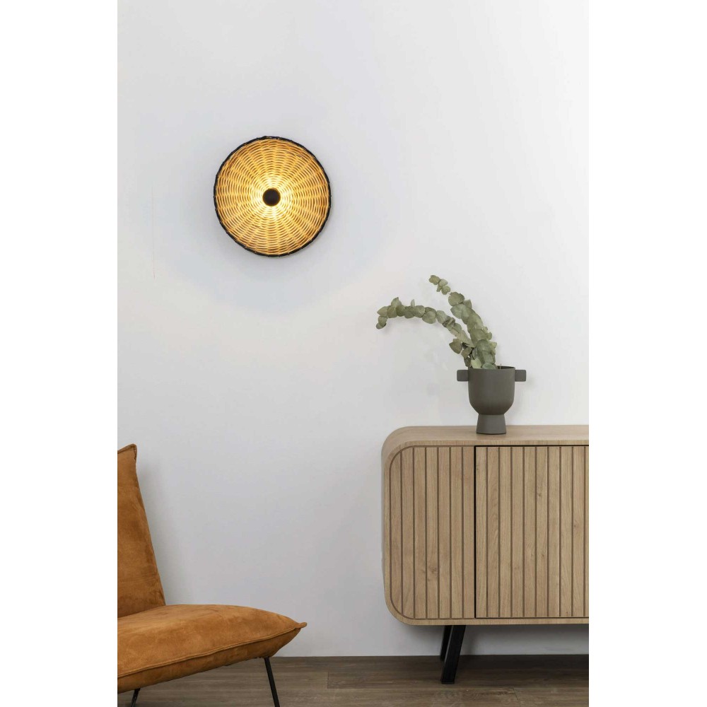 Φωτιστικό Τοίχου Και Οροφής Από Ρατάν 1xE27 COSTAS 400 H70 FARO