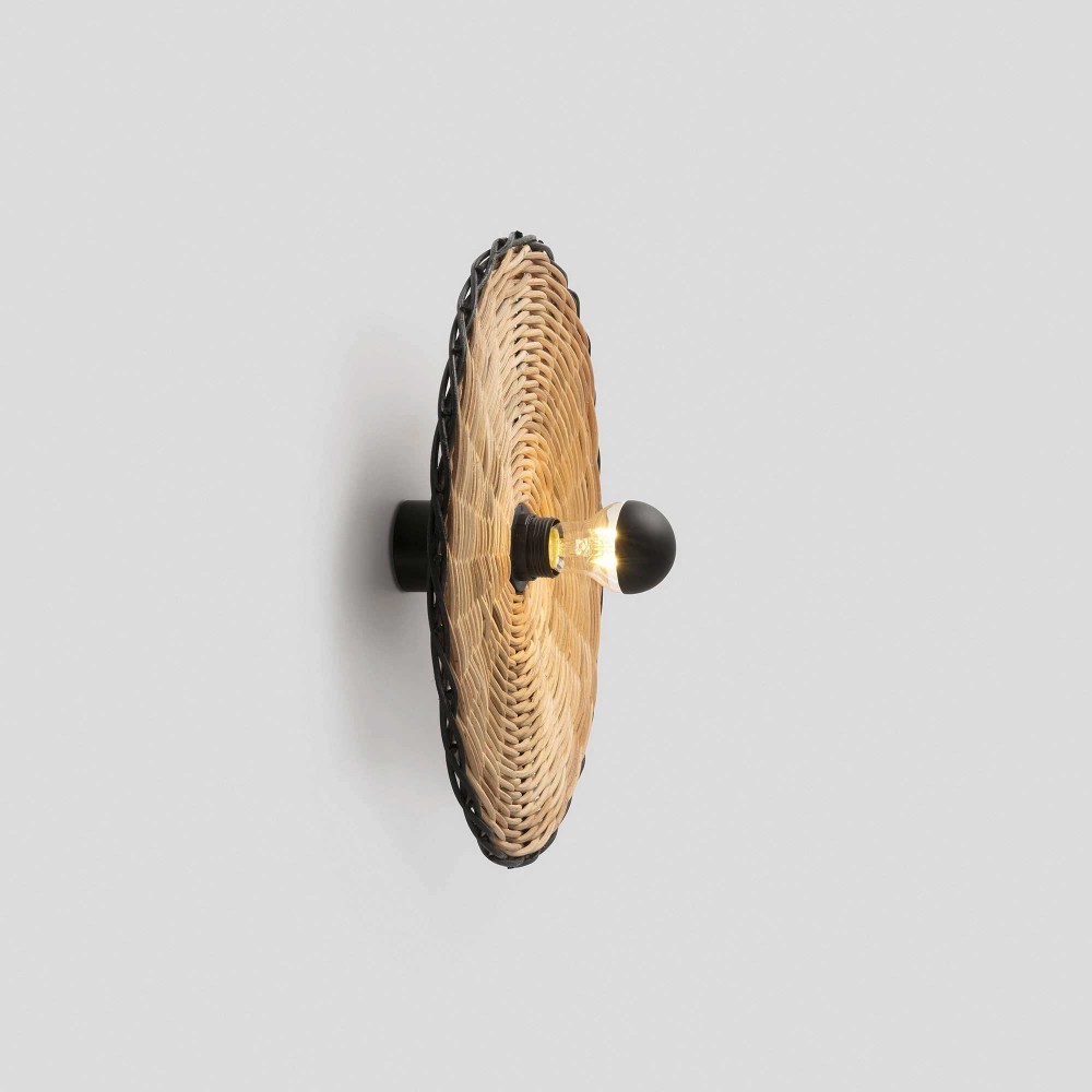 Φωτιστικό Τοίχου Και Οροφής Από Ρατάν 1xE27 COSTAS 400 H70 FARO