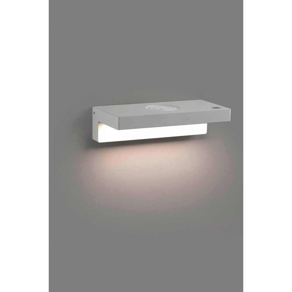 LED Φωτιστικό Τοίχου Λευκό με USB 7W CRI90 WELL FARO