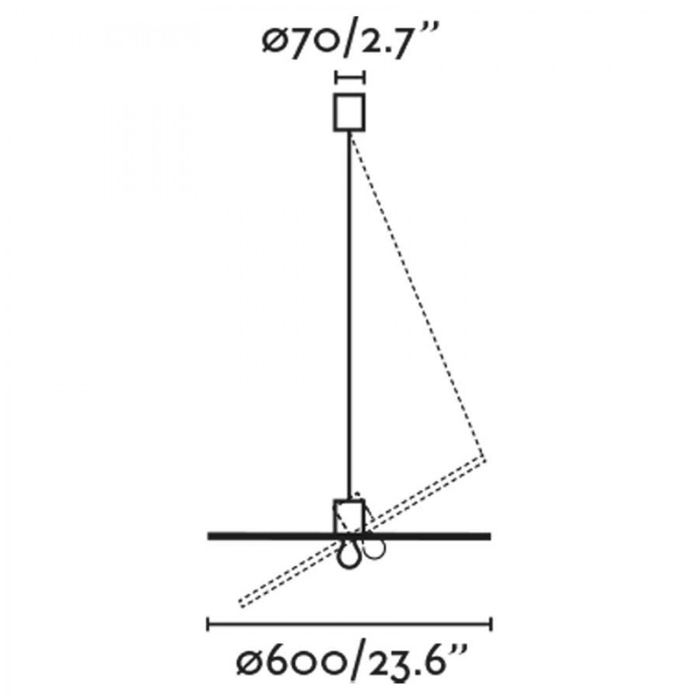 Κρεμαστό Φωτιστικό Μονόφωτο από Ραττάν Φ60cm 1xE27 COSTAS 600 FARO