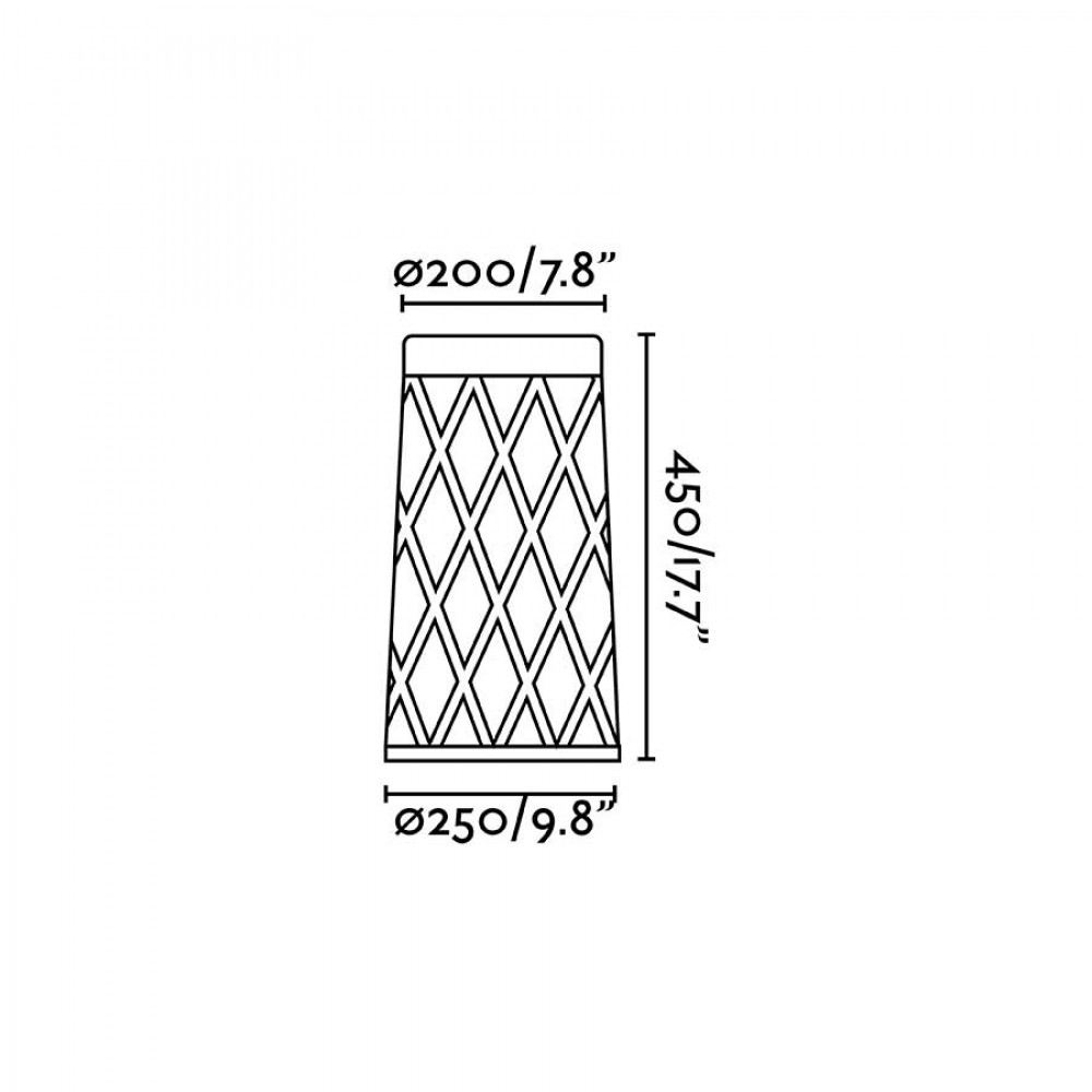 LED Φωτιστικό Δαπέδου Σκούρο Γκρι 11W SHADOW 450 Faro