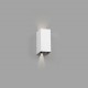 LED Απλίκα Εξωτερικού Χώρου Σε Λευκό 6W IP65 BLIND FARO - Φωτιστικό τοίχου εξωτερικού χώρου, κατασκευασμένο από χυτό αλουμίνιο.