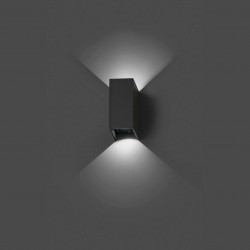 LED Απλίκα Εξωτερικού Χώρου Σε Σκούρο Γκρί 6W IP65 BLIND FARO