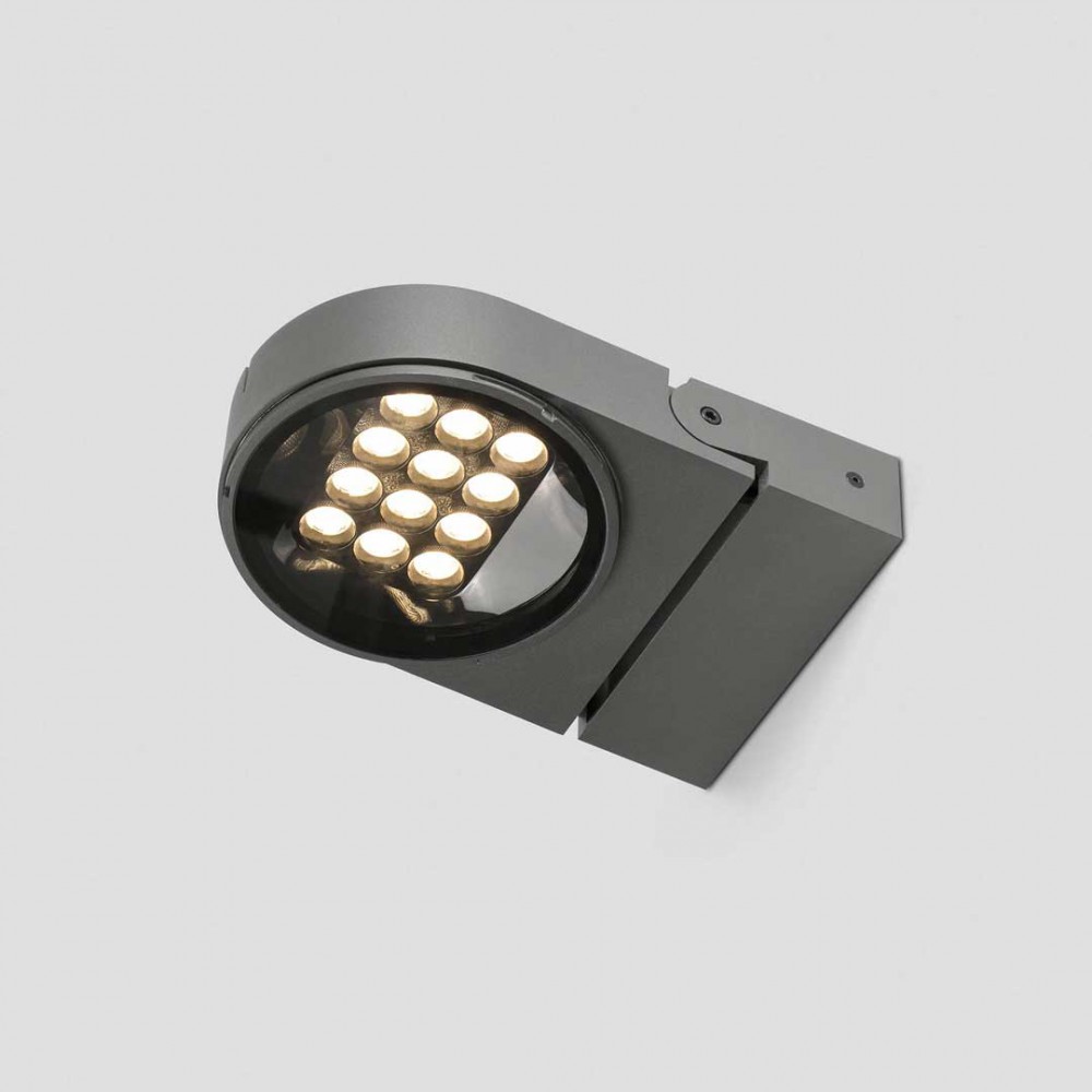 LED Φωτιστικό Εξωτερικού Χώρου Δαπέδου-Τοίχου-Οροφής Σκούρο Γκρι 28W IP65 MUUR 250 - FARO