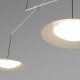 LED Κρεμαστό Φωτιστικό Μεταλλικό Επεκτάσιμο Λευκό 2x20W SLIM - FARO
