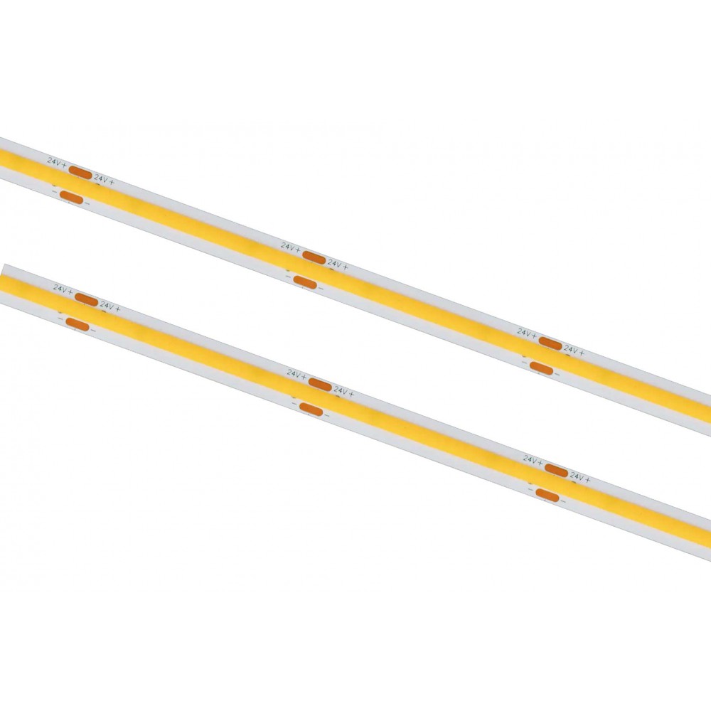 Λωρίδα LED 10W/m 24V 480Chip/m Ra90 90-100lm/W IP66  10 Μέτρα - COB-480-66-WW-24 - Fose