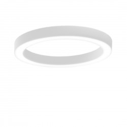 LED Πλαφονιέρα Αλουμινίου Στρογγυλή Λευκή 80cm 60W FLOR - GEA LUCE