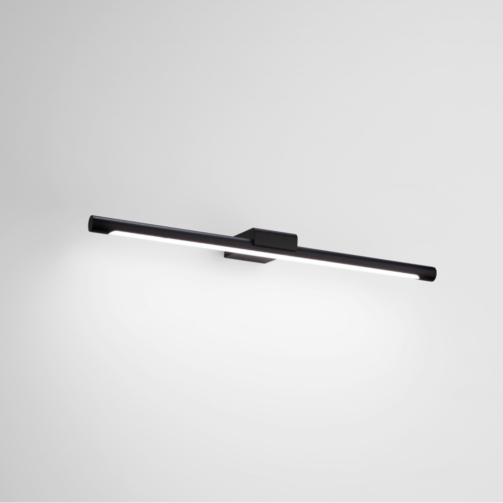 LED Φωτιστικό Μπάνιου Από Αλουμινίο Μαύρο Ματ 60cm 18W GAP561 - GEA LUCE