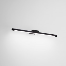 LED Φωτιστικό Μπάνιου Από Αλουμινίο Μαύρο Ματ 60cm 18W GAP561 - GEA LUCE