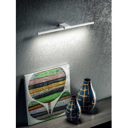 LED Φωτιστικό Μπάνιου Από Αλουμινίο Λευκό Ματ 60cm 18W GAP560 - GEA LUCE