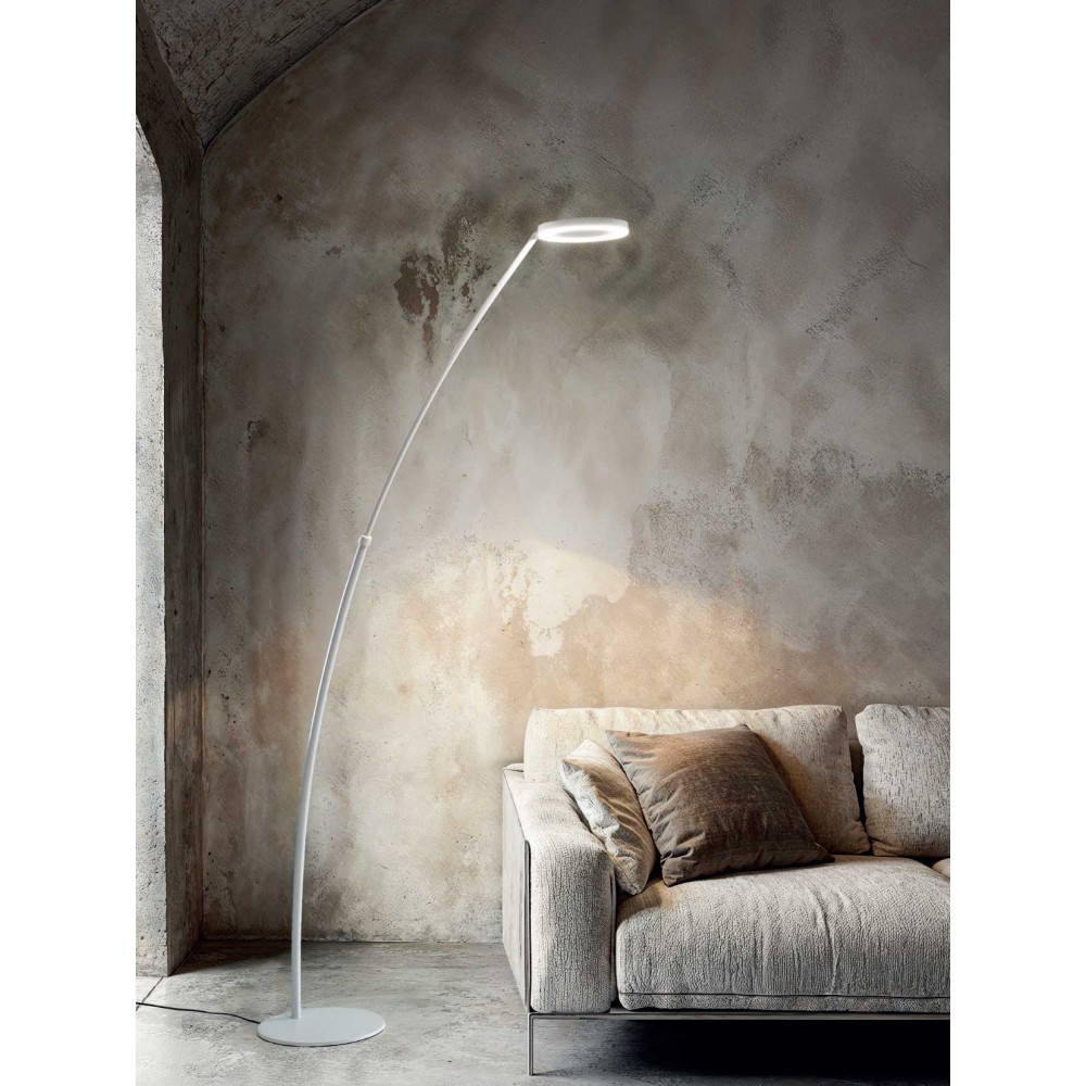 LED Φωτιστικό Δαπέδου Από Αλουμινίο Σε Λευκό Χρώμα 25W CRI90 Dimmable GPIB30 - GEA LUCE