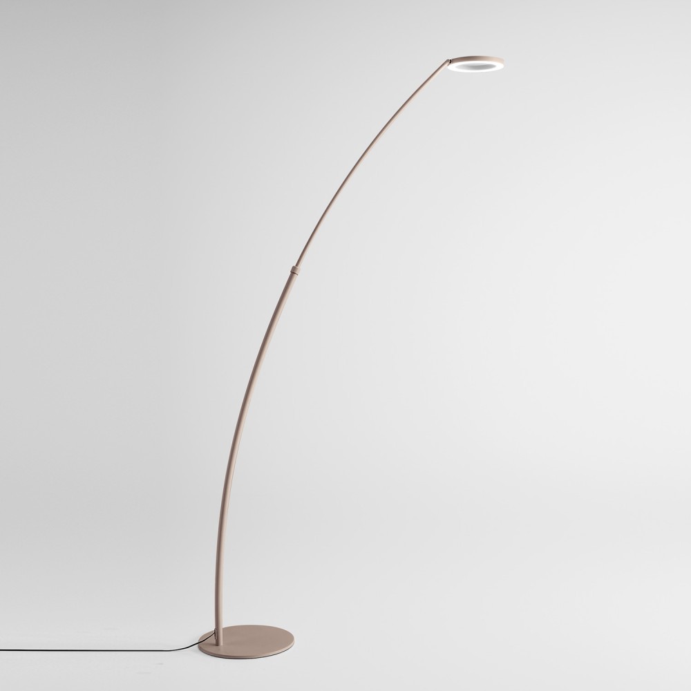 LED Φωτιστικό Δαπέδου Από Αλουμινίο Σε Απαλό Γκρι Χρώμα 25W CRI90 Dimmable GPIT30 - GEA LUCE