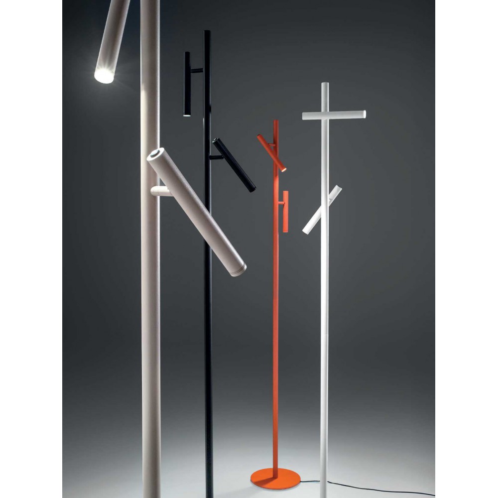 LED Φωτιστικό Δαπέδου Από Αλουμινίο Σε Μαύρο Χρώμα 10.8W CRI90 Dimmable GPIN40 - GEA LUCE LED Φωτιστικό Δαπέδου Από Αλουμινίο Σε Μαύρο Χρώμα 10.8W CRI90 Dimmable GPIN40 - GEA LUCE