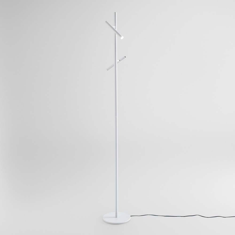 LED Φωτιστικό Δαπέδου Από Αλουμινίο Σε Λευκό Χρώμα 10.8W CRI90 Dimmable GPIB40 - GEA LUCE