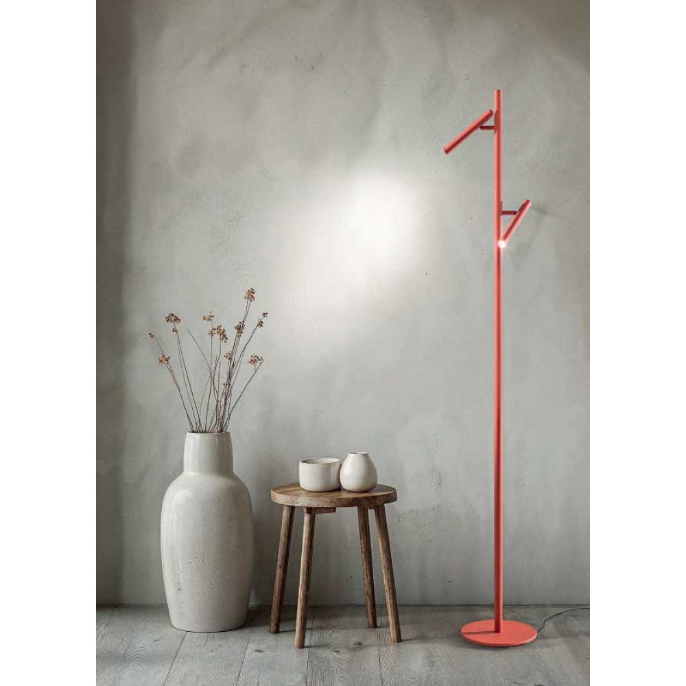 LED Φωτιστικό Δαπέδου Από Αλουμινίο Σε Πορτοκαλί Χρώμα 10.8W CRI90 Dimmable GPIA40 - GEA LUCE LED Φωτιστικό Δαπέδου Από Αλουμινίο Σε Πορτοκαλί Χρώμα 10.8W CRI90 Dimmable GPIA40 - GEA LUCE