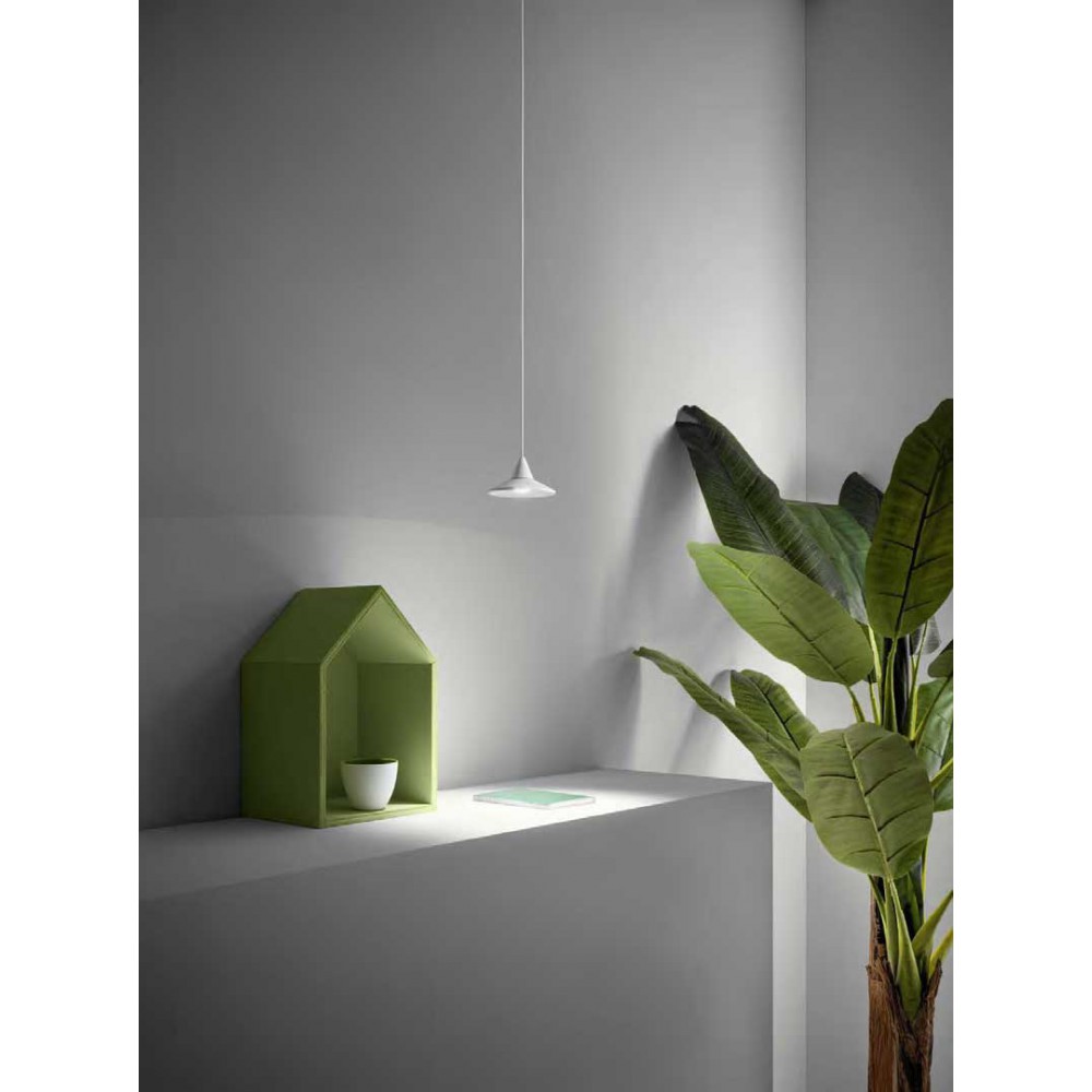 LED Κρεμαστό Φωτιστικό Αλουμινίου Μαύρο 7W HELENA - GEA LUCE