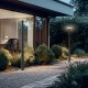 LED Ηλιακό φωτιστικό Κολόνα Μαύρη 2200Lm IP65 CCT 3000-4000K - Xanlite