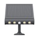 LED Ηλιακό φωτιστικό με Αποσπώμενο Πάνελ, Μαύρο, Με αισθητήρα Κίνησης 1000 Lumens IP65 - Xanlite