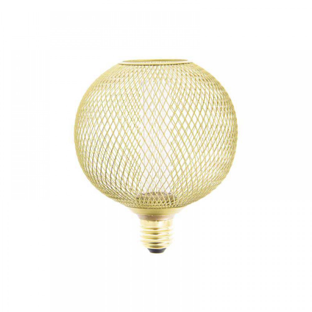 LED Λάμπα Διακοσμητική E27 GOLD BALL CAGED - Xanlite