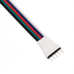 RGB+W Connector με 15cm Καλώδιο 5 PIN