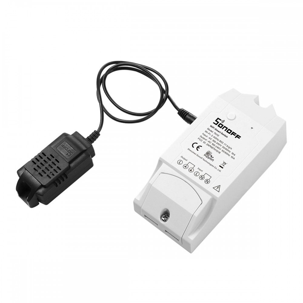 SONOFF TH10-R2 - Wi-Fi Smart Switch Temperature & Humidity Monitoring 10A
