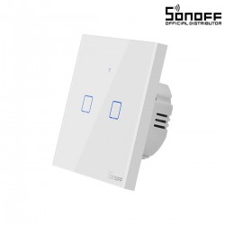 SONOFF T0EU2C-TX-EU-R2 - Wi-Fi Smart Wall Touch Button Switch 2 Way TX GR Series