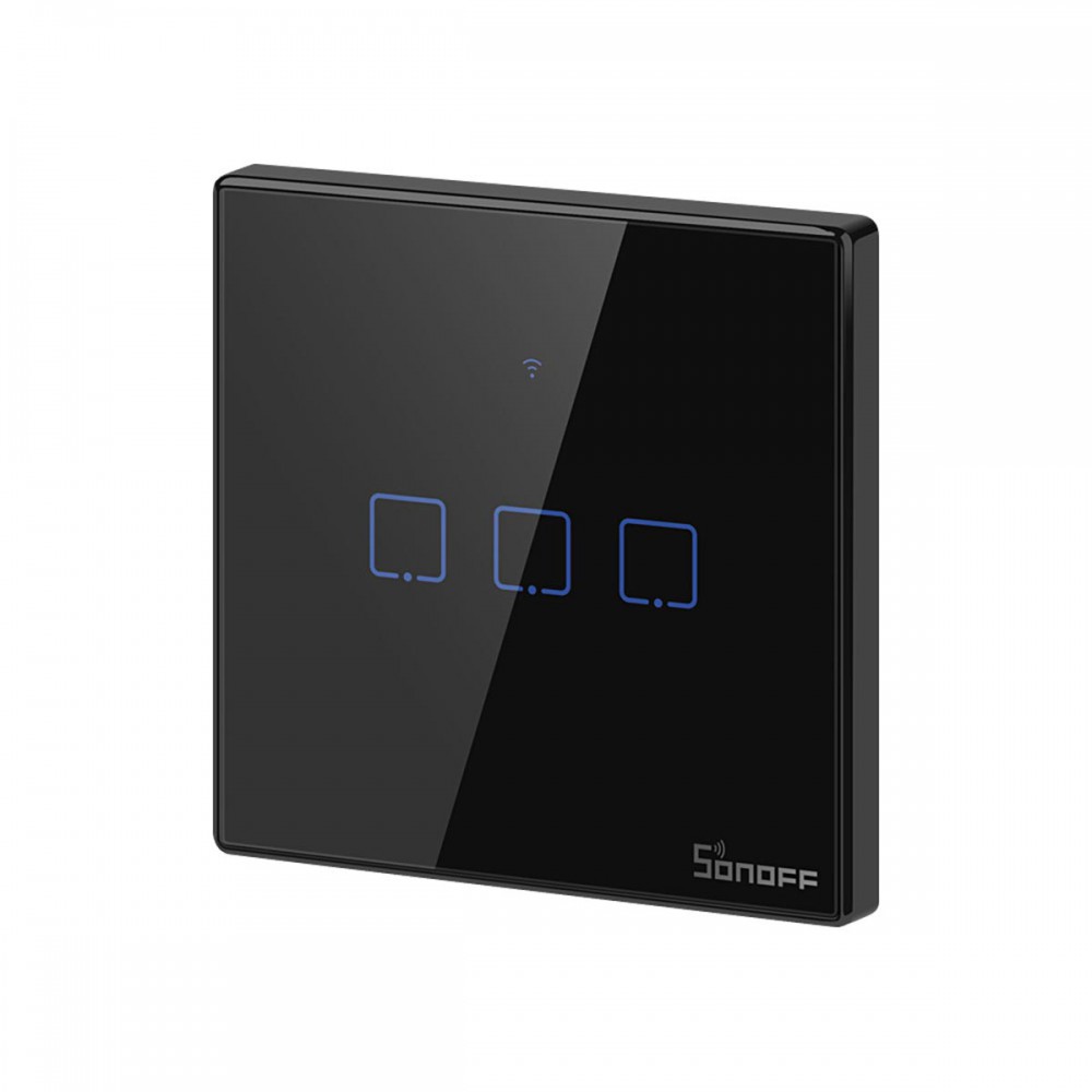 SONOFF T3EU3C-TX-EU-R2 - Wi-Fi Smart Wall Touch Button Switch 3 Way TX GR Series