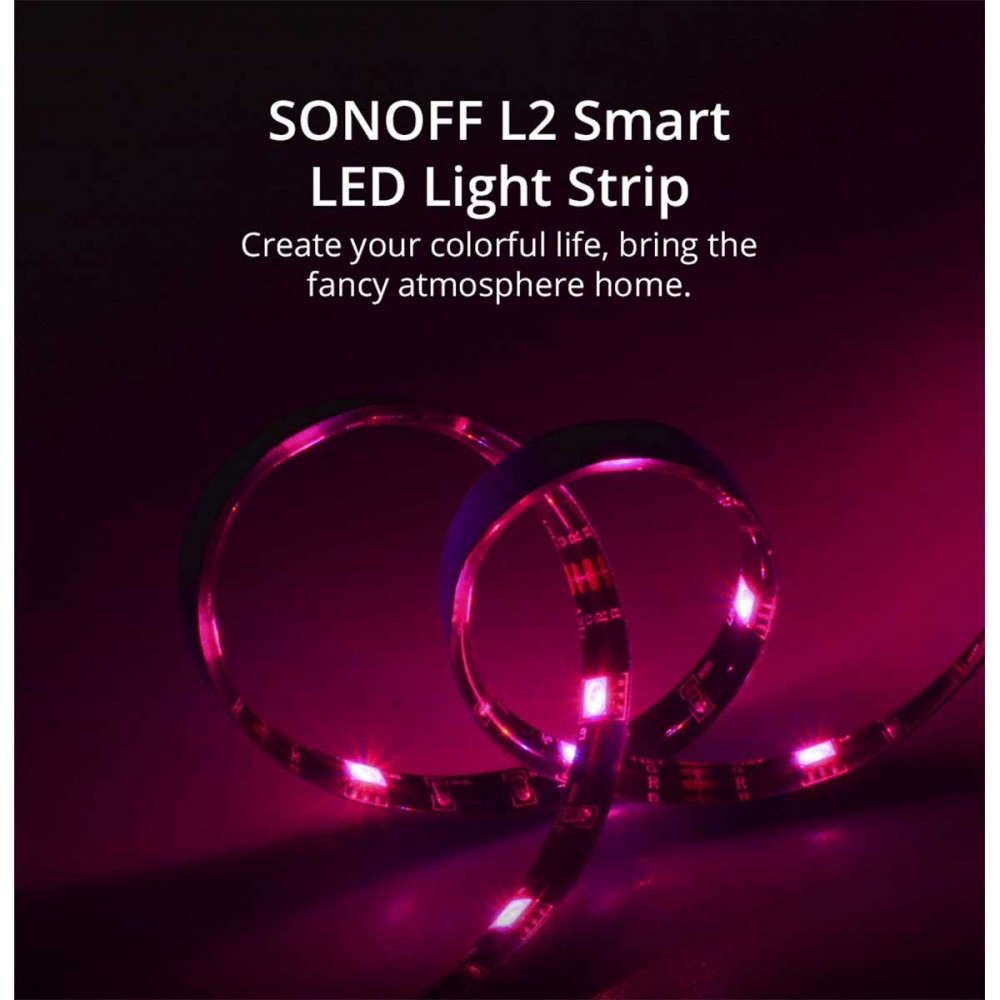 SONOFF L2 - Wi-Fi Smart RGB LED Light Strip Waterpoof IP65 - SET 5M