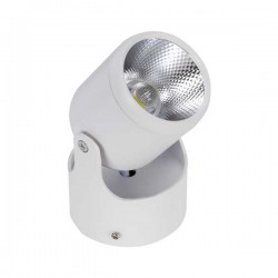 LED Φωτιστικό Σποτ Οροφής με Σπαστή Βάση White Body 10W 230V 1500lm 24° Ψυχρό Λευκό 6000k GloboStar