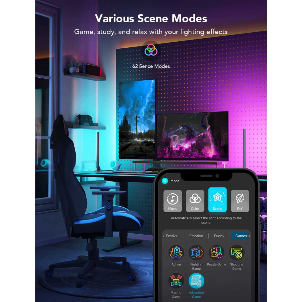 Govee H6047 RGBIC Gaming Light Bars