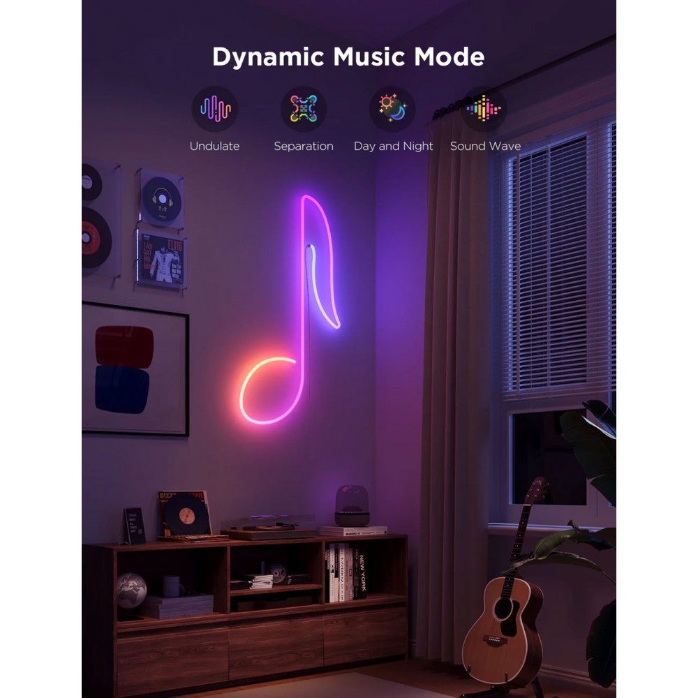 Govee Neon Rope Light 2 5m RGBIC ( H61D5-W)